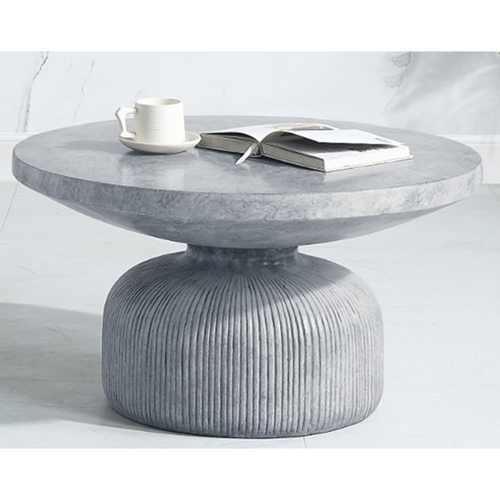 Orren Ellis Chantrelle Pedestal Coffee Table Wayfair Canada